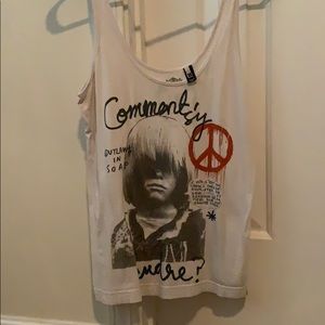 L.A. Sight White tank top